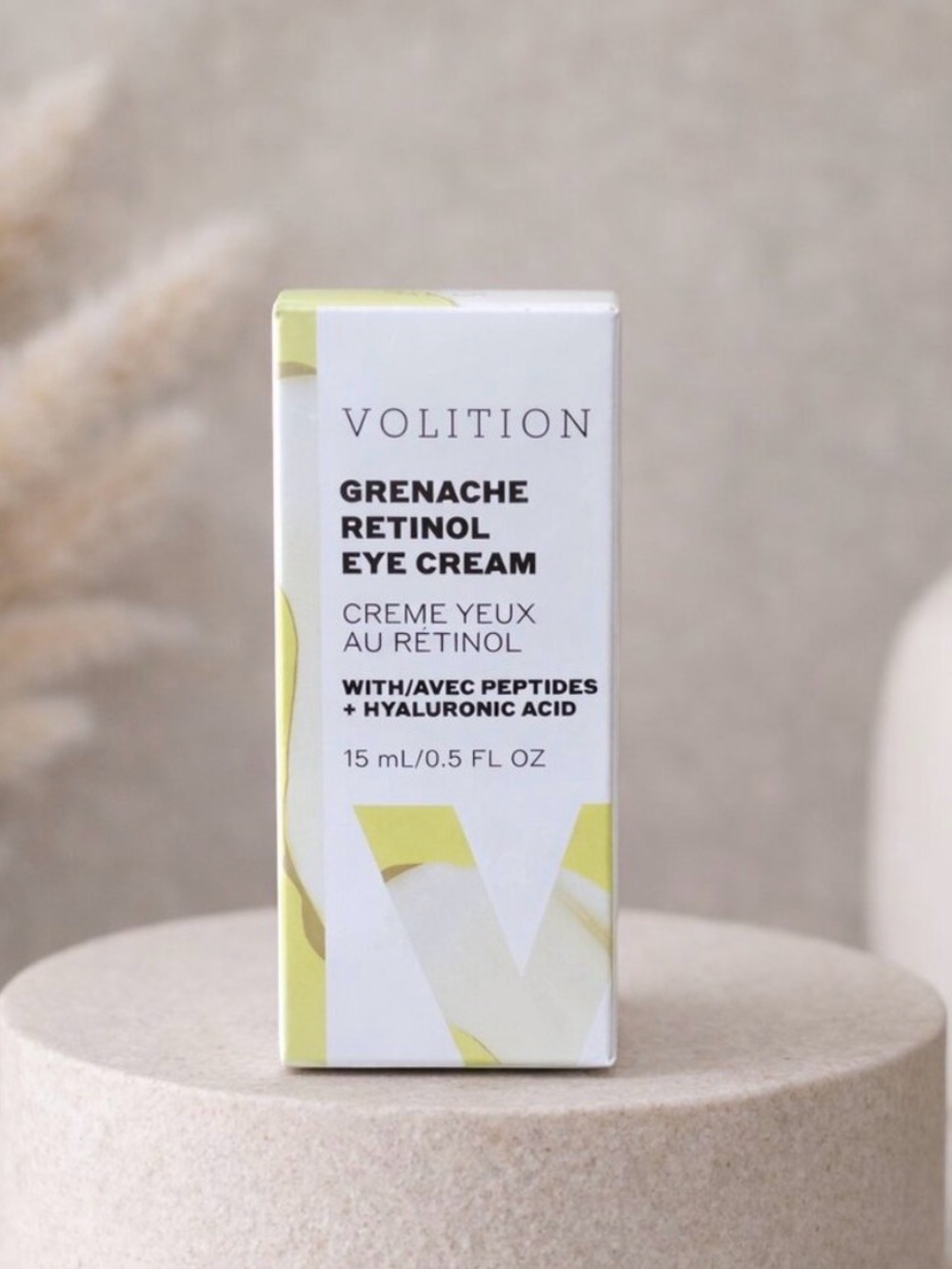 Volition Beauty Grenache Retinol Eye Cream Peptides + Hyaluronic NIB